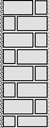 Beispielfassade 2 (80 % massive Außenwand und 20 % Fenster)